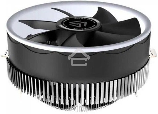 Кулер для процессора ACD серебристый, 100 мм, алюминий, 2200 об/мин, 28 дБ, 4 pin, 65 Вт, 68 мм
