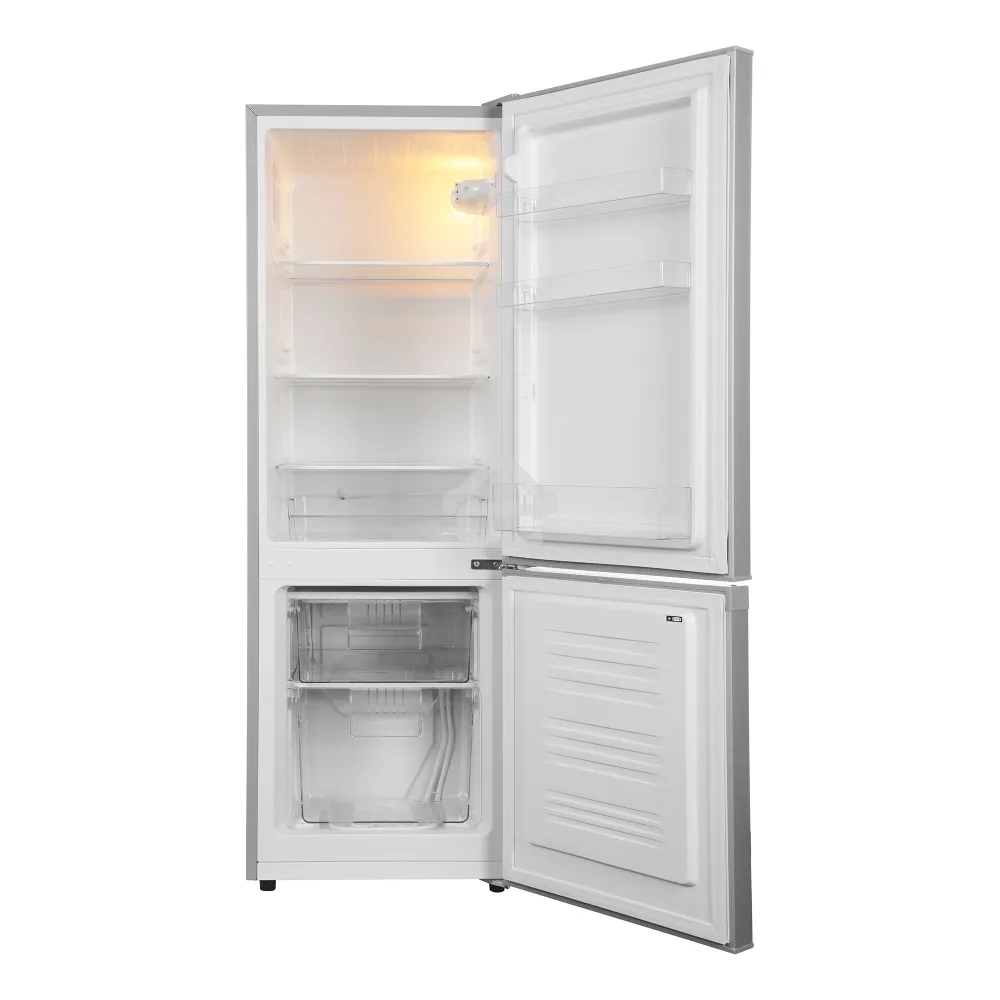 Холодильник Hyundai CC2051SL серебристый двухкамерный 129/64 л морозилка снизу, капельная система