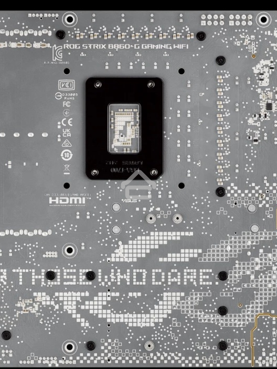Материнская плата ASUS ROG STRIX B860-G GAMING WIFI, LGA 1851, Intel B860, 4xDDR5, 4xSATA, 4xM.2, 1xPCIe 5.0 x16, 1xDP, 1xHDMI, 1xThunderbolt 4, 1x 2.5Gb LAN, 1xUSB-C 20Gbps, 1xUSB-A 10Gbps, 3xUSB-A 5Gbps, 4xUSB-A 2.0, 2x3.5 мм, 7.1, mATX