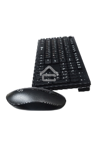 Клавиатура + мышь Oklick 240M черный USB Беспроводная 2.4Ghz