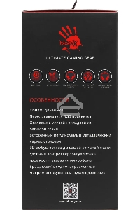 Наушники с микрофоном A4Tech Bloody G260p черный 2м мониторные USB оголовье (G260P)