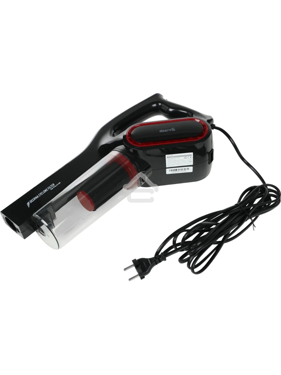 Пылесос вертикальный Deerma DX700 Pro черный, питание от сети, 210 Вт, уборка сухая, пылесборник 0.8 л