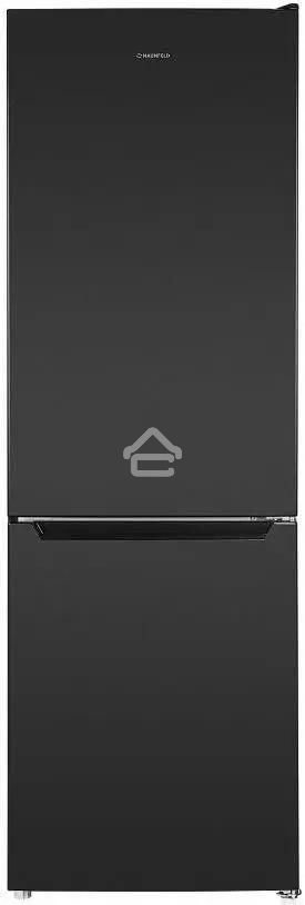 Холодильник Maunfeld MFF185SFSB черный мат. двухкамерный 211/104л морозилка снизу