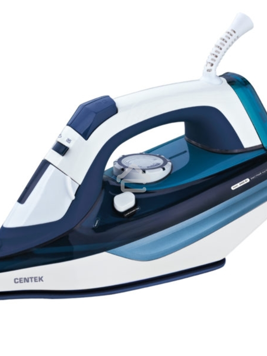 Утюг Centek CT-2319 Blue 1800Вт, антипригарное покрытие, мощный паровой удар, самоочистка, 180мл
