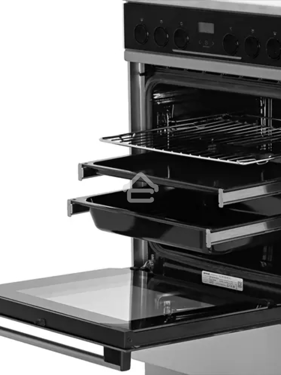 Плита электрическая Gorenje GEC5C61XPA серебристый, конфорок 4 электрических, духовка 70 л, 50 см x 85 см x 59.4 см