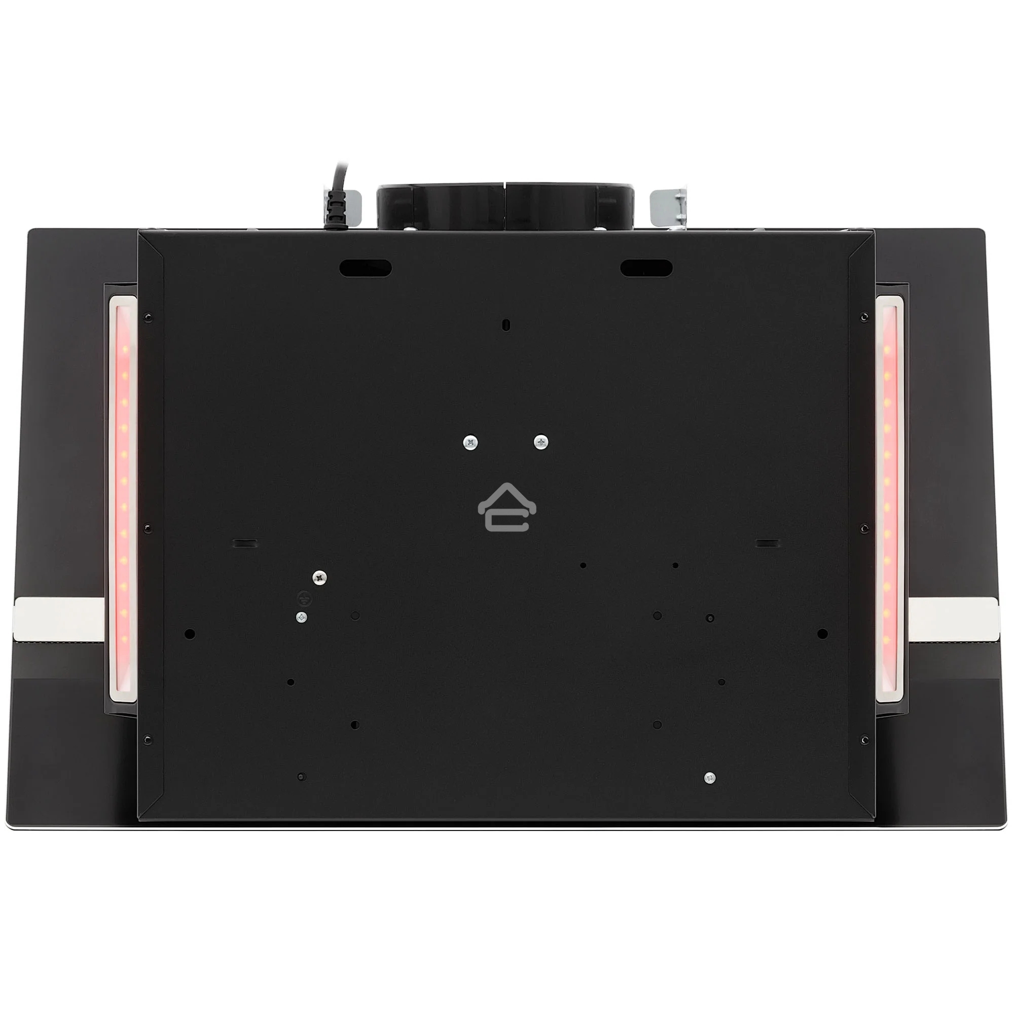 Вытяжка наклонная KRONA Bruna 600 S черный/серебристый, 59.5 см, 1300 куб. м/ч, 56 дБ