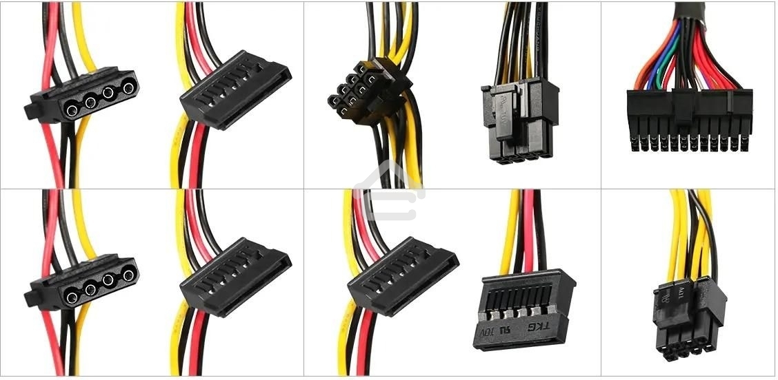 Блок питания KingPrice KPPSU750 ATX 750W (20+4pin) APFC 120мм fan 4xSATA