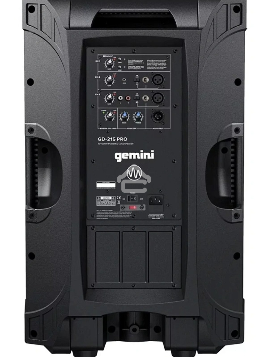 Акустическая система Gemini GD-215PRO E 2-х полосная, активная, 280 Вт, 20-20000 Гц, 15
