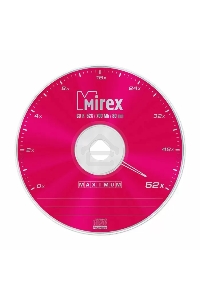 Диск CD-R Mirex 700 Mb, 52х, Maximum, Cake Box (50), (50/300)