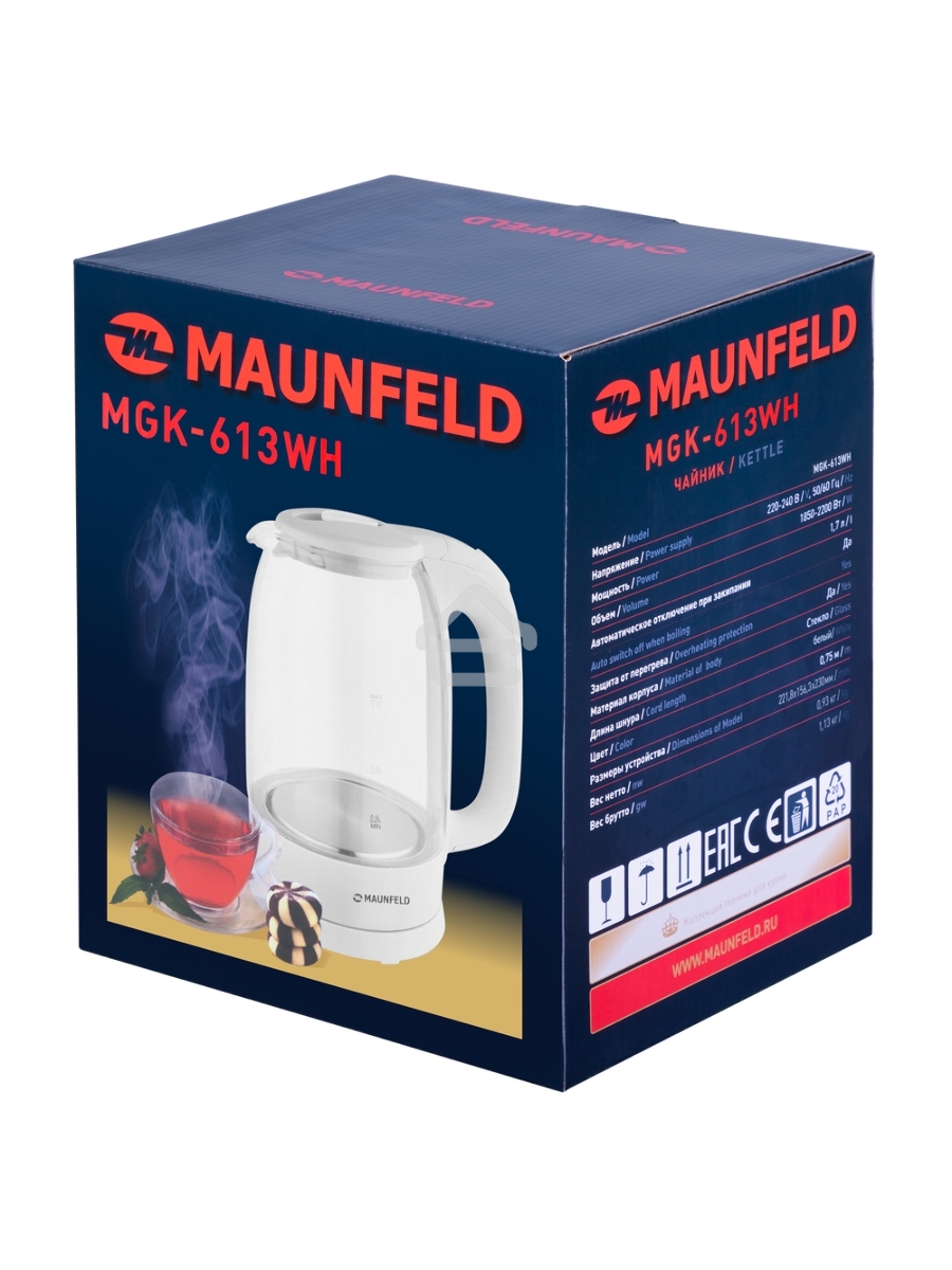 Чайник Maunfeld MGK-613WH