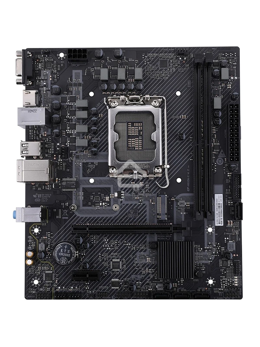Материнская плата Colorful H610M-E M.2 V20, LGA 1700, Intel H610, 2xDDR4, 4xSATA, 1xM.2, 1xPCIe 4.0 x16, 1xDP, 1xHDMI, 1xVGA, 1x 1Gb LAN, 2xUSB-A 3.2 Gen 1, 4xUSB 2.0, 3x3.5 мм, 5.1, mATX