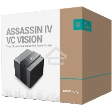 Кулер для процессора DEEPCOOL ASSASSIN IV VC VISION черный, 120 мм, алюминий/медь, 1800 об/мин, 29.3 дБ, 4 pin, 300 Вт, 172 мм