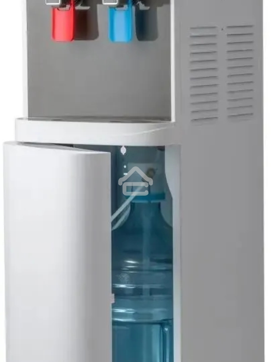 Кулер для воды HotFrost V115AE напольный, электронный, «push» - кран, белый