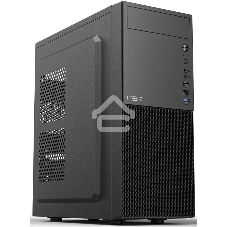 Компьютерный корпус CBR PCC-ATX-E188-WPSU ATX Miditower E188, без БП, 1*USB 3.0, 2*USB 2.0, HD Audio+Mic, черный