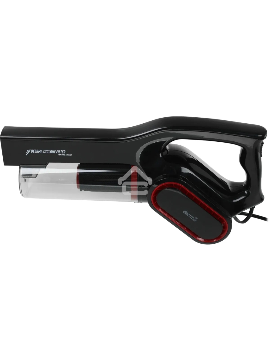 Пылесос вертикальный Deerma DX700 Pro черный, питание от сети, 210 Вт, уборка сухая, пылесборник 0.8 л