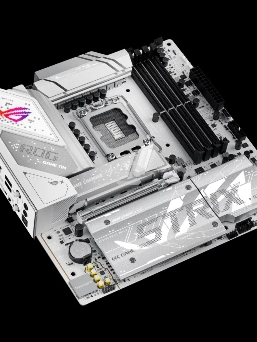 Материнская плата ASUS ROG STRIX B860-G GAMING WIFI, LGA 1851, Intel B860, 4xDDR5, 4xSATA, 4xM.2, 1xPCIe 5.0 x16, 1xDP, 1xHDMI, 1xThunderbolt 4, 1x 2.5Gb LAN, 1xUSB-C 20Gbps, 1xUSB-A 10Gbps, 3xUSB-A 5Gbps, 4xUSB-A 2.0, 2x3.5 мм, 7.1, mATX
