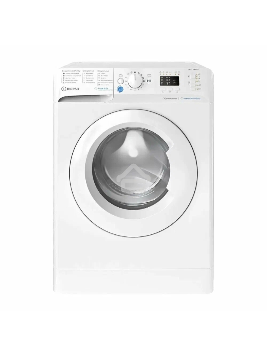 Стиральная машина Indesit BWSA 5109 WWV белый, загрузка фронтальная 5 кг, 1000 об/мин., класс: А