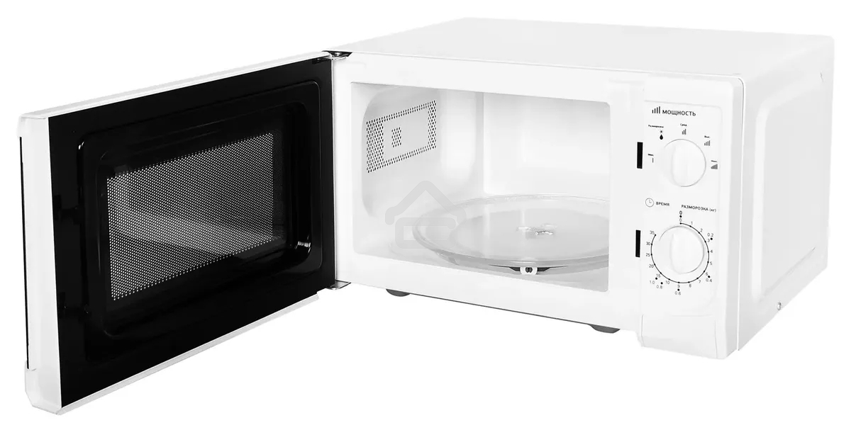 Микроволновая печь Starwind SWM5620 белый, 20 л, 700 Вт, переключатели - поворотный механизм