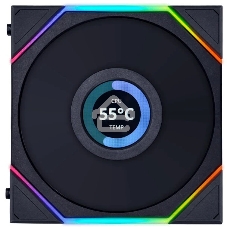 Корпусный вентилятор LIAN LI UNI FAN TL LCD (3pcs) G99.12TLLCD3B.00 черный 120мм 1900rpm 27db 7-pin