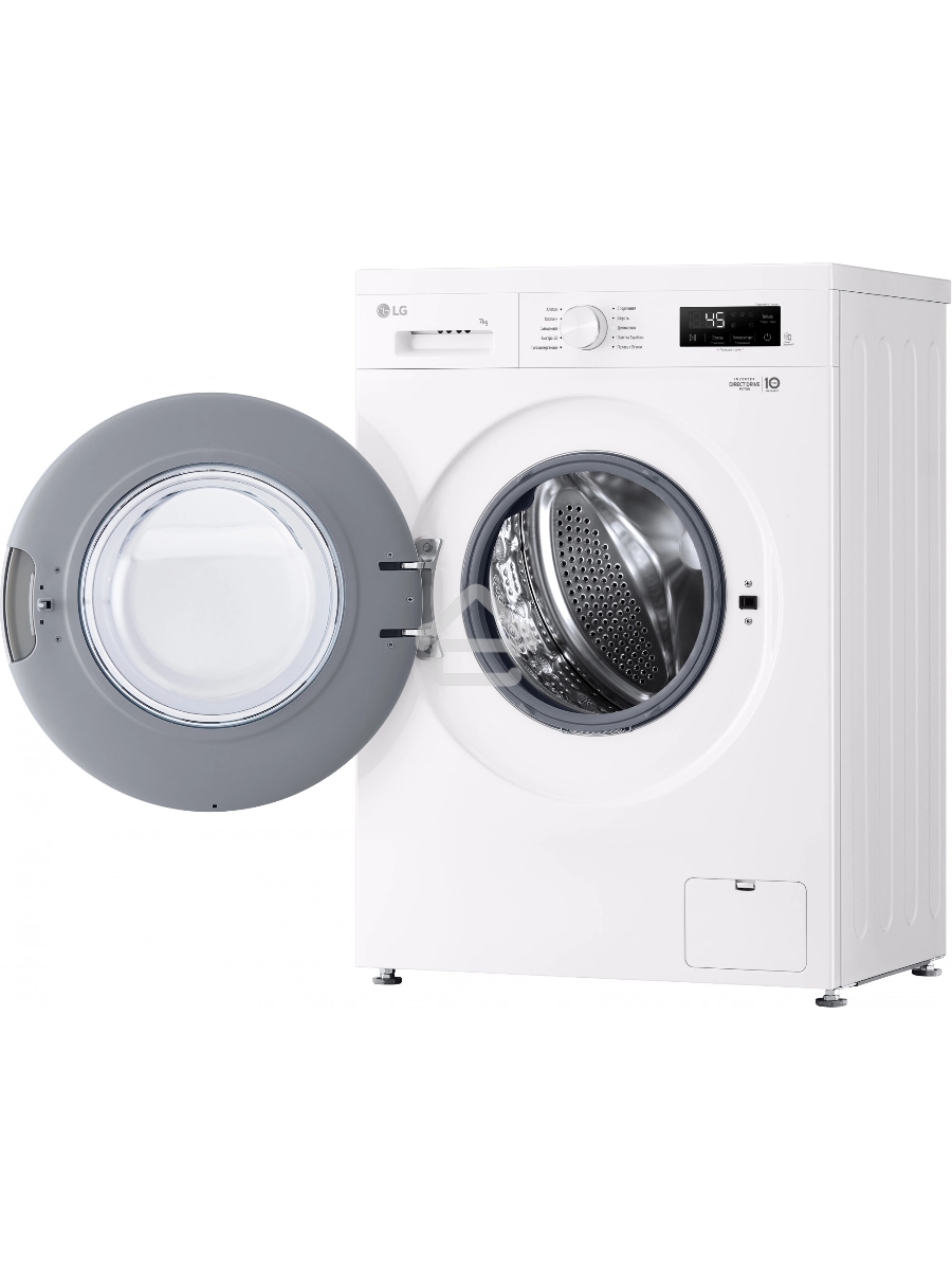Стиральная машина LG F2Y1HS3W белый, загрузка фронтальная 7 кг, 1200 об/мин., класс: А