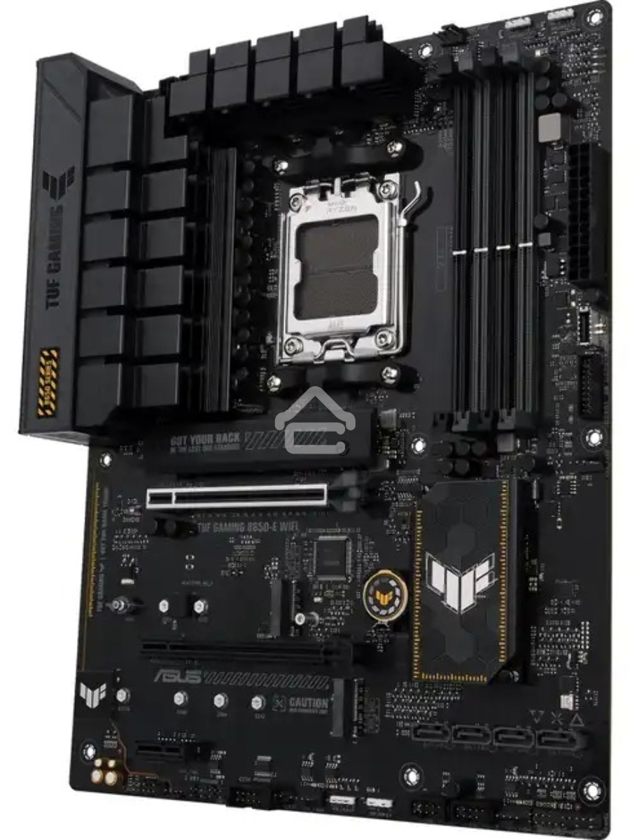 Материнская плата ASUS TUF GAMING B650E-PLUS WIFI, AM5, AMD B650, 4xDDR5, 4xSATA, 3xM.2, 1xPCIe 5.0 x16, 1xPCIe 4.0 x4, 2xPCIe 4.0 x1, 1xDisplayPort, 1xHDMI, 1x2.5Gb LAN, Wi-Fi 6E, Bluetooth 5.3, 1xUSB-C 20Gbps, 3xUSB-A 10Gbps, 6xUSB-A 2.0, 5x3.5 мм, 7.1,