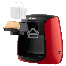 Кофеварка капельная Sencor SCE 2101RD красный, исп. кофе - молотый, 0.3 л. 500 Вт.