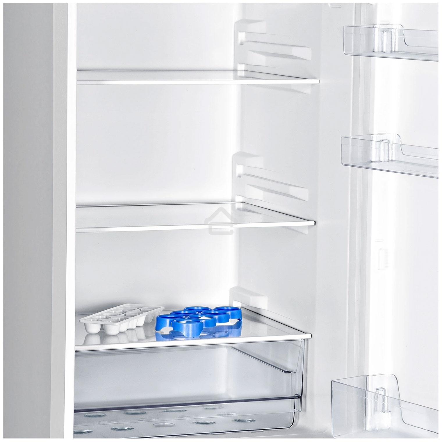 Холодильник Hyundai CC2051SL серебристый двухкамерный 129/64 л морозилка снизу, капельная система