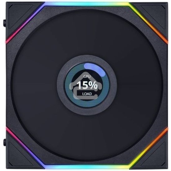 Корпусный вентилятор LIAN LI UNI FAN TL LCD (3pcs) G99.12TLLCD3B.00 черный 120мм 1900rpm 27db 7-pin
