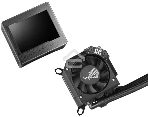 Жидкостная система охлаждения ASUS ROG RYUJIN III 360 90RC00L0-M0UAY0 черный 120мм алюминий+медь 2000rpm 30db 4-pin