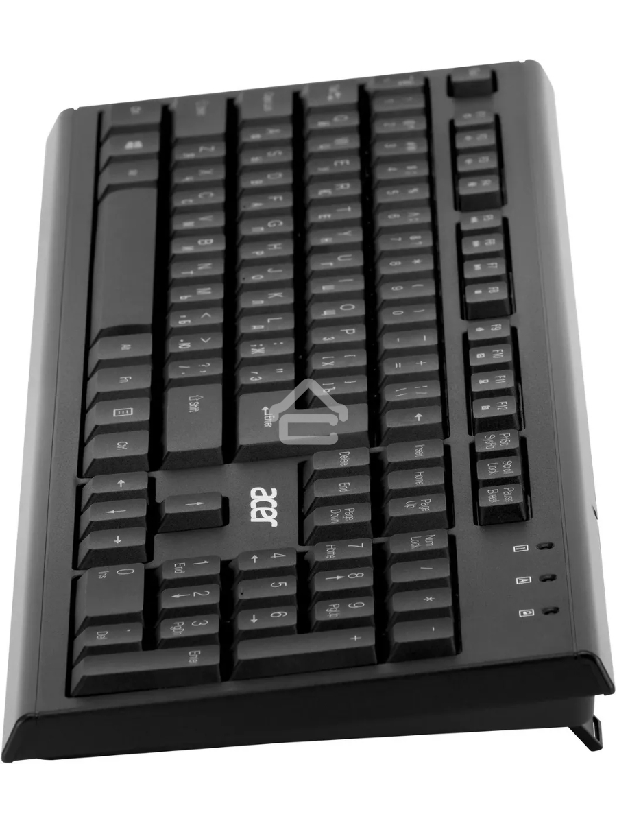 Клавиатура + мышь Acer OKR120 клав:черный мышь:черный USB беспроводная Multimedia