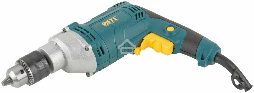 Дрель ударная FIT ID-750 750 Вт, 0-3000 об/мин, КлП 13 мм, 2,4 кг, мет. корп., рез. накл., коробка