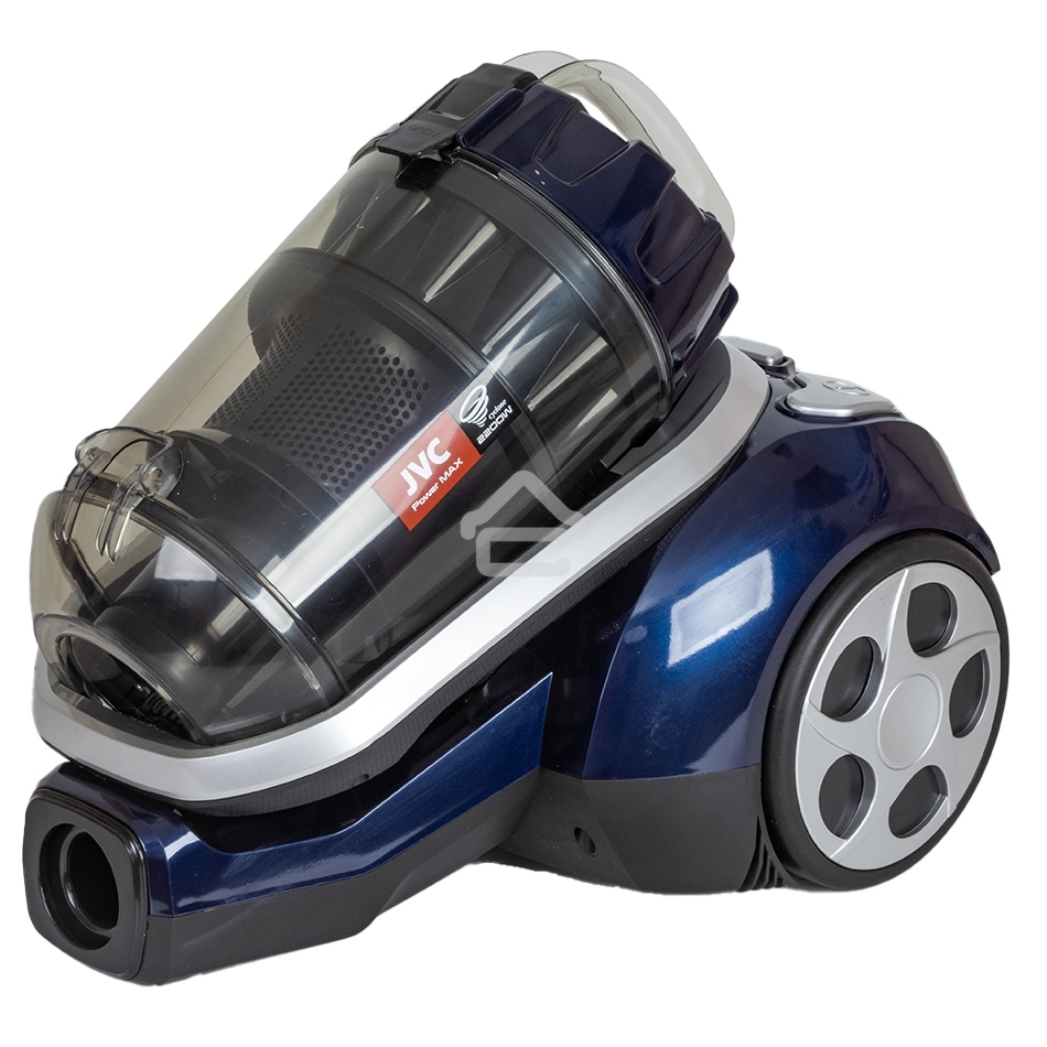 Пылесос JVC JH-VC410 синий/черный, 400/2200 Вт, уборка сухая, пылесборник контейнер 3 л