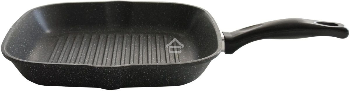 Сковорода-гриль StarWind Chef SW-CH3027GGR, 27х27см, без крышки, серый