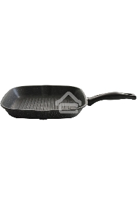 Сковорода-гриль StarWind Chef SW-CH3027GGR, 27х27см, без крышки, серый