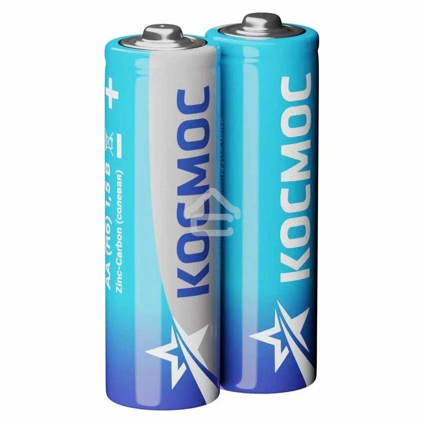 Элемент питания солевой AA/R6 (уп.2шт) Космос KOCR6