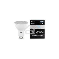 Лампа светодиодная Gauss Led MR16 GU10-dim 5Вт 4100К диммируемая 101506205-D