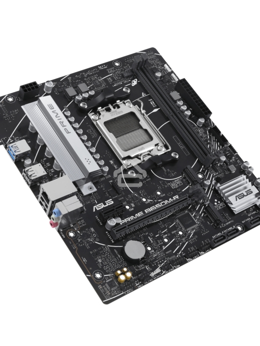 Материнская плата ASUS PRIME B650M-R, Socket AM5, AMD B650, 2xDDR5, 4xSATA, 2xM.2, 1xPCIe 4.0 x16, 1xPCIe x1, 1xHDMI, 1x 2.5Gb LAN, 2xUSB-A 3.2 Gen 1, 4xUSB-A 2.0, 3x3.5 мм, 7.1, mATX