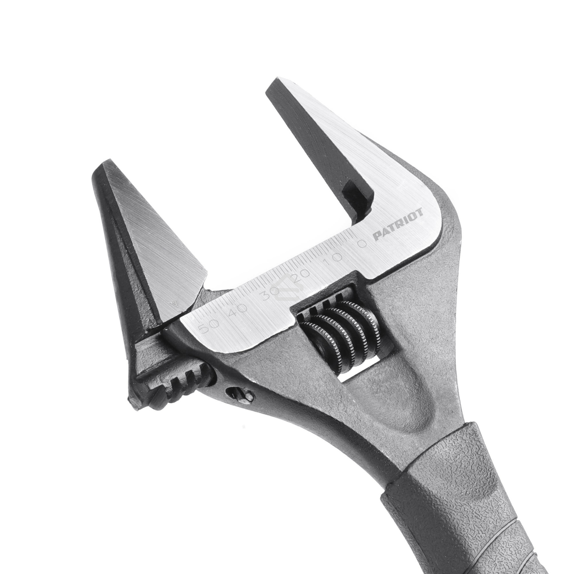 Ключ разводной Patriot TAW 255, Cr-V, тонкие губки, фосфатирование, 255 мм, зев 50 мм