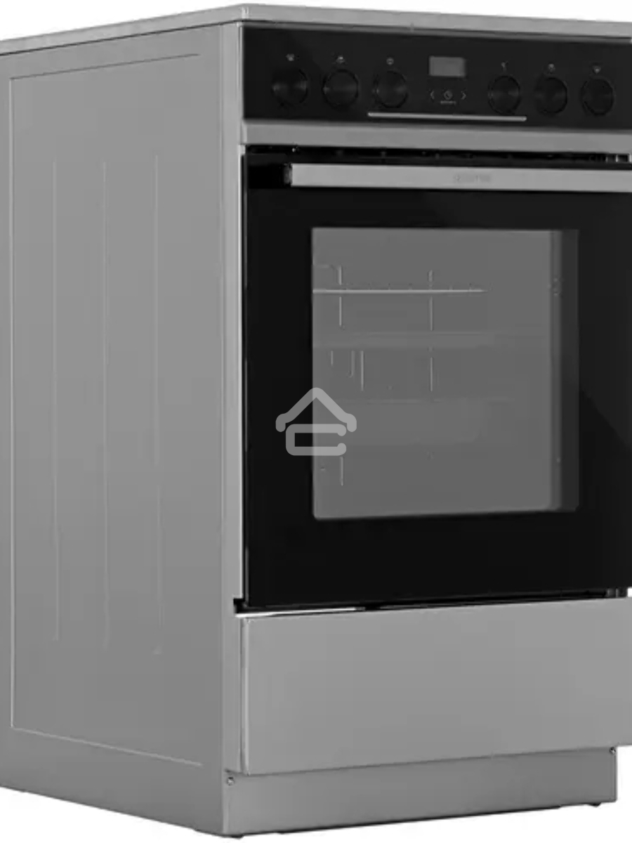 Плита электрическая Gorenje GEC5C61XPA серебристый, конфорок 4 электрических, духовка 70 л, 50 см x 85 см x 59.4 см