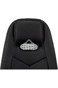 Кресло руководителя Бюрократ _Zen/Black черный, кожа, крестовина полированный алюминий