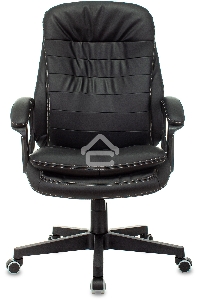 Кресло руководителя Бюрократ T-9950LT/BLACK сиденье черный, искусственная кожа