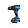 Дрель-шуруповерт Bosch GSB 185-LI 06019K3100, Аккумуляторная, 18В, 2 АКБ, Кейс
