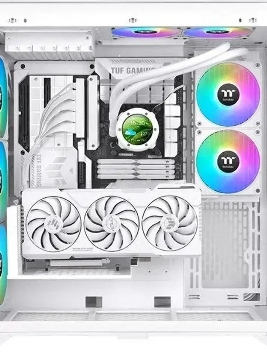 Система водяного охлаждения Thermaltake TH240 V2 Ultra EX Snow ARGB Soc-AM5/AM4/1151/1200/1700 белый 4-pin 28.5dB Al+Cu LCD Ret (CL-W425-PL12SW-A)
