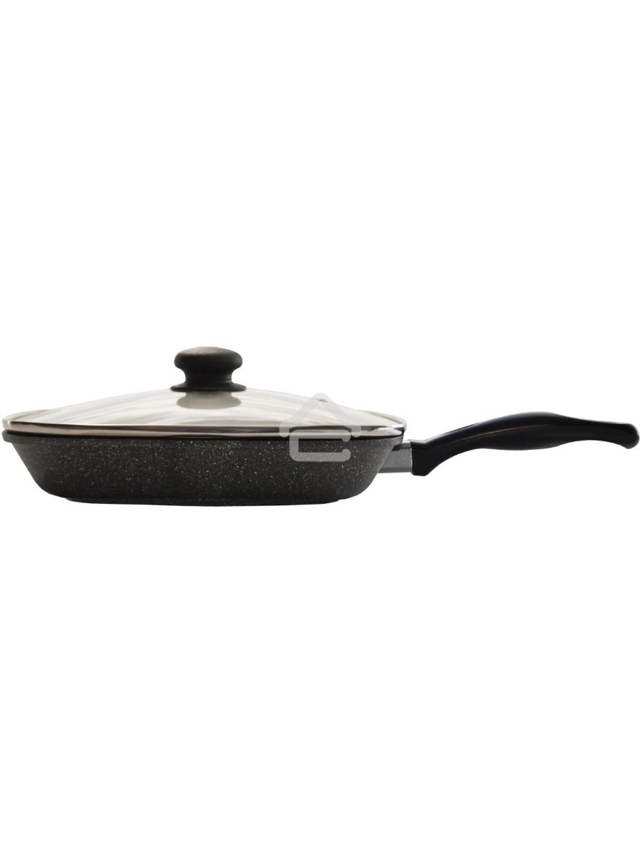 Сковорода-гриль StarWind Chef SW-CH3027GGR, 27х27см, без крышки, серый