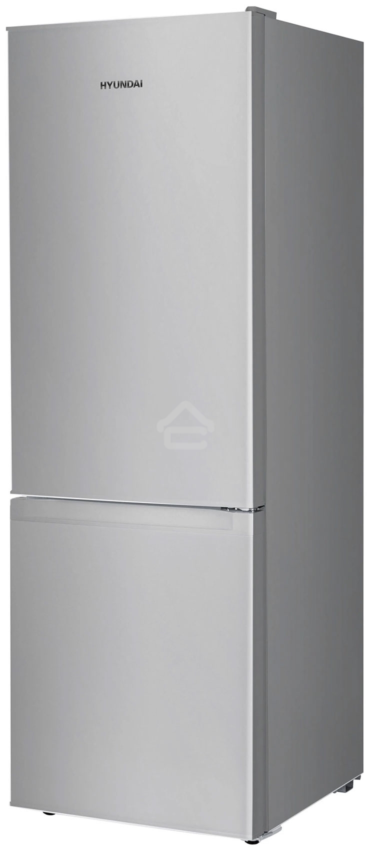 Холодильник Hyundai CC2051SL серебристый двухкамерный 129/64 л морозилка снизу, капельная система