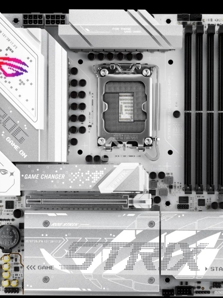 Материнская плата ASUS ROG STRIX B860-G GAMING WIFI, LGA 1851, Intel B860, 4xDDR5, 4xSATA, 4xM.2, 1xPCIe 5.0 x16, 1xDP, 1xHDMI, 1xThunderbolt 4, 1x 2.5Gb LAN, 1xUSB-C 20Gbps, 1xUSB-A 10Gbps, 3xUSB-A 5Gbps, 4xUSB-A 2.0, 2x3.5 мм, 7.1, mATX