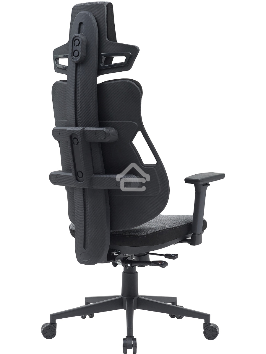 Кресло компьютерное Cactus CS-CHR-DUO-GYBK серый/черный