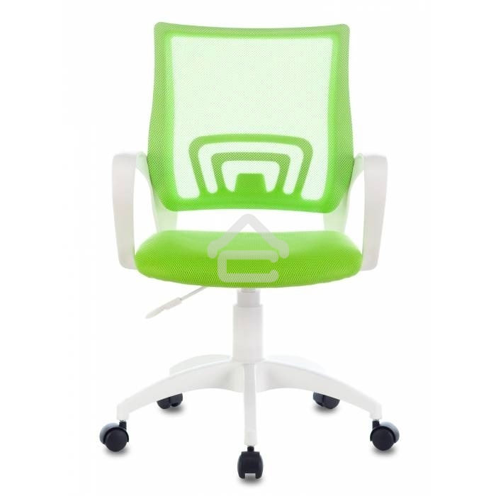 Кресло компьютерное Бюрократ CH-W695NLT TW-03A TW-18 салатовый, крестовина пластик, пластик белый