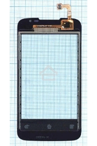 Сенсорное стекло (тачскрин) для Huawei HX035579A_VO W1447, черное