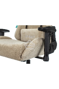 Кресло игровое Бюрократ VIKING KNIGHT LT21 FABRIC песочный крестовина металл/пластик